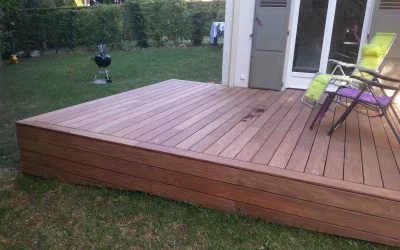 Terrasse en Cumaru de 15m2 à Saint Nom la Bretèche