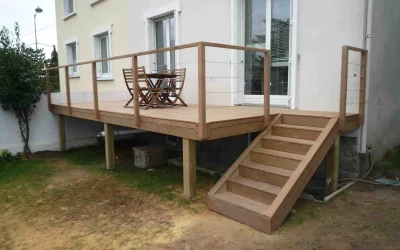 Terrasse en hauteur en Ipé de 30m2 à Rueil Malmaison